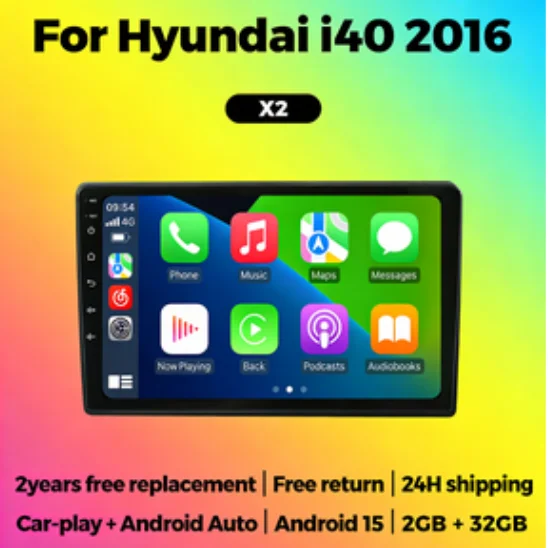 MEKEDE Android 15 Autoradio Head Unit 2 Din Car Radio Stereo Navigation Carplay For Hyundai i40 2016 Car multimedia Player wifi
MEKEDE Android 15 Autoradio Head Unit 2 Din Car Radio Stereo Navigation Carplay For Hyundai i40 2016 Car multimedia Player wifi