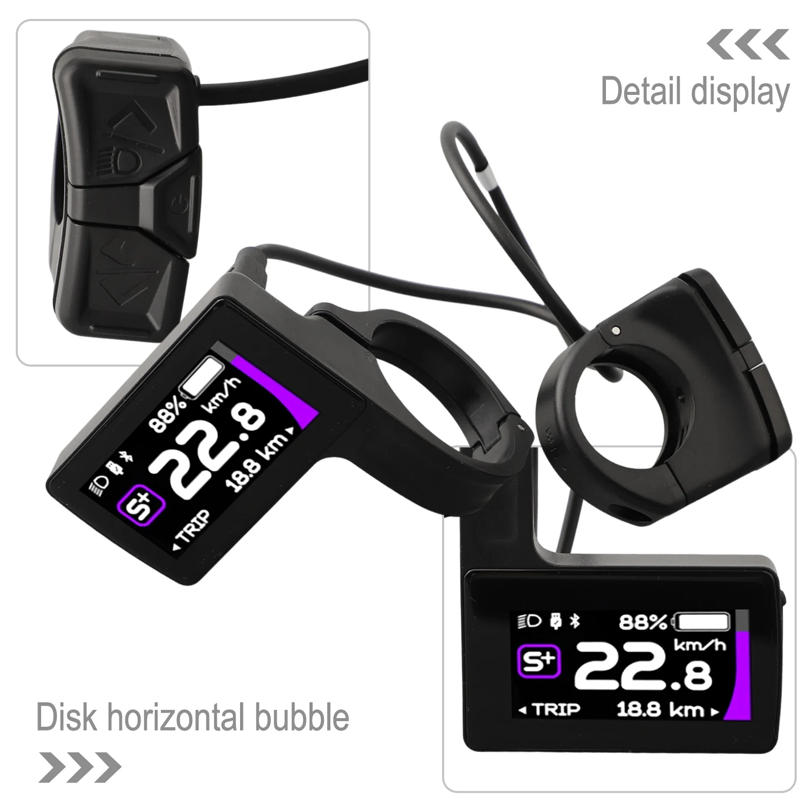 Ebike Display Outdoor 1 Pcs 100g ABS Black Bluetooth TFT LCD Color For M560 M510 M820 Durable And Practical
Ebike Display Outdoor 1 Pcs 100g ABS Black Bluetooth TFT LCD Color For M560 M510 M820 Durable And Practical