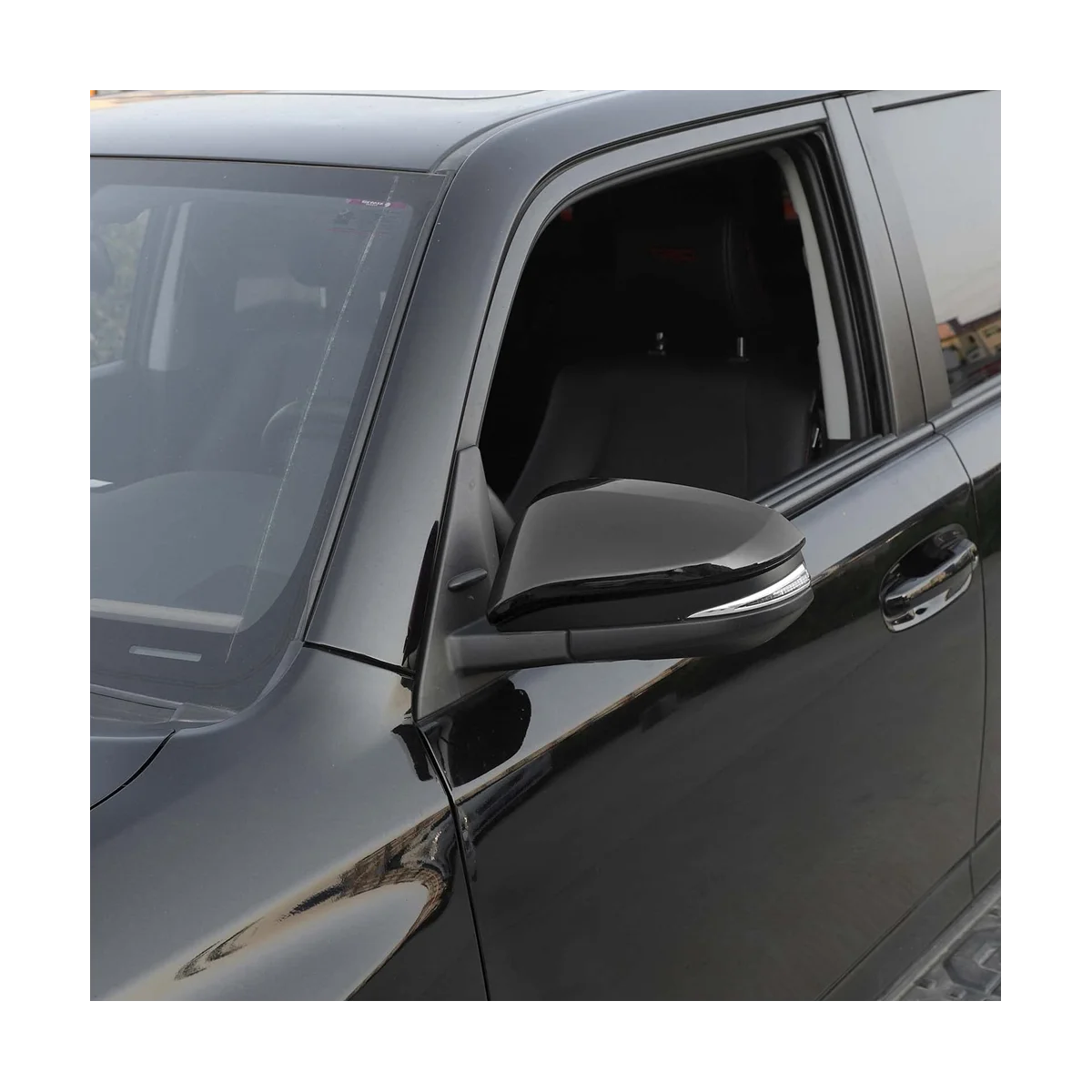 Car Exterior Rear View Mirror Cover Trim + Door Handle Cover Trim for Toyota 4Runner 2017-2023 Accessories ,Black
Car Exterior Rear View Mirror Cover Trim + Door Handle Cover Trim for Toyota 4Runner 2017-2023 Accessories ,Black