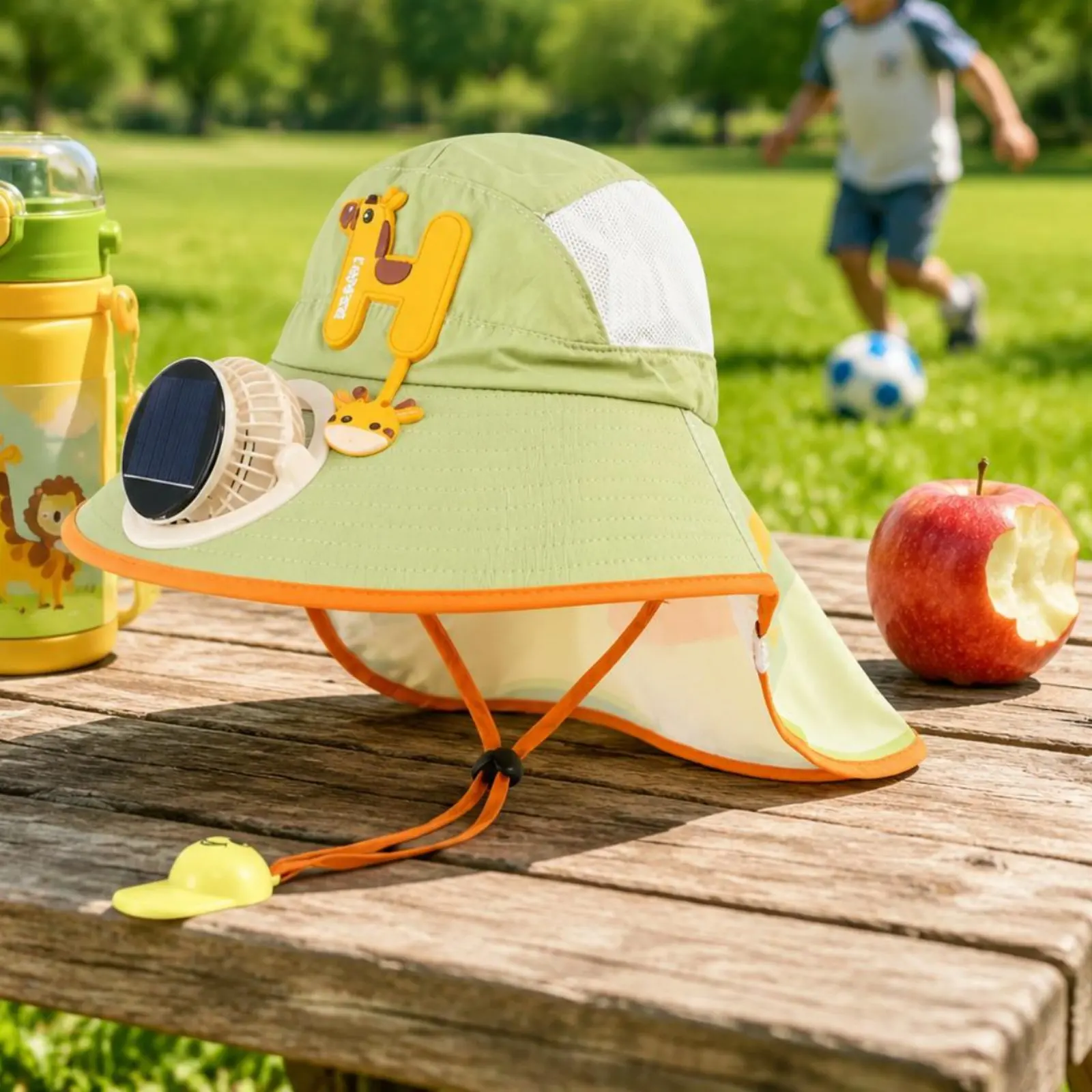 Children's Sunshade Hat Solar Powered Fan Kids Sun Hat Face and Neck Shade USB Rechargeable for Babies, Outdoor, Summer
Children's Sunshade Hat Solar Powered Fan Kids Sun Hat Face and Neck Shade USB Rechargeable for Babies, Outdoor, Summer
