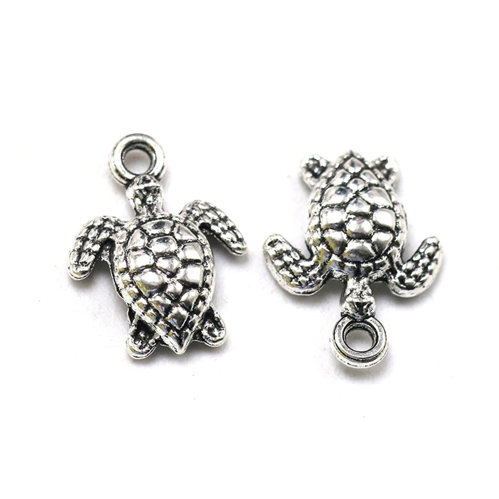 50pcs Alloy Turtle Pendant Charm Simple Unique Shape DIY Jewelry Making Accessories Bracelet Necklace Silver Durability Craft
50pcs Alloy Turtle Pendant Charm Simple Unique Shape DIY Jewelry Making Accessories Bracelet Necklace Silver Durability Craft