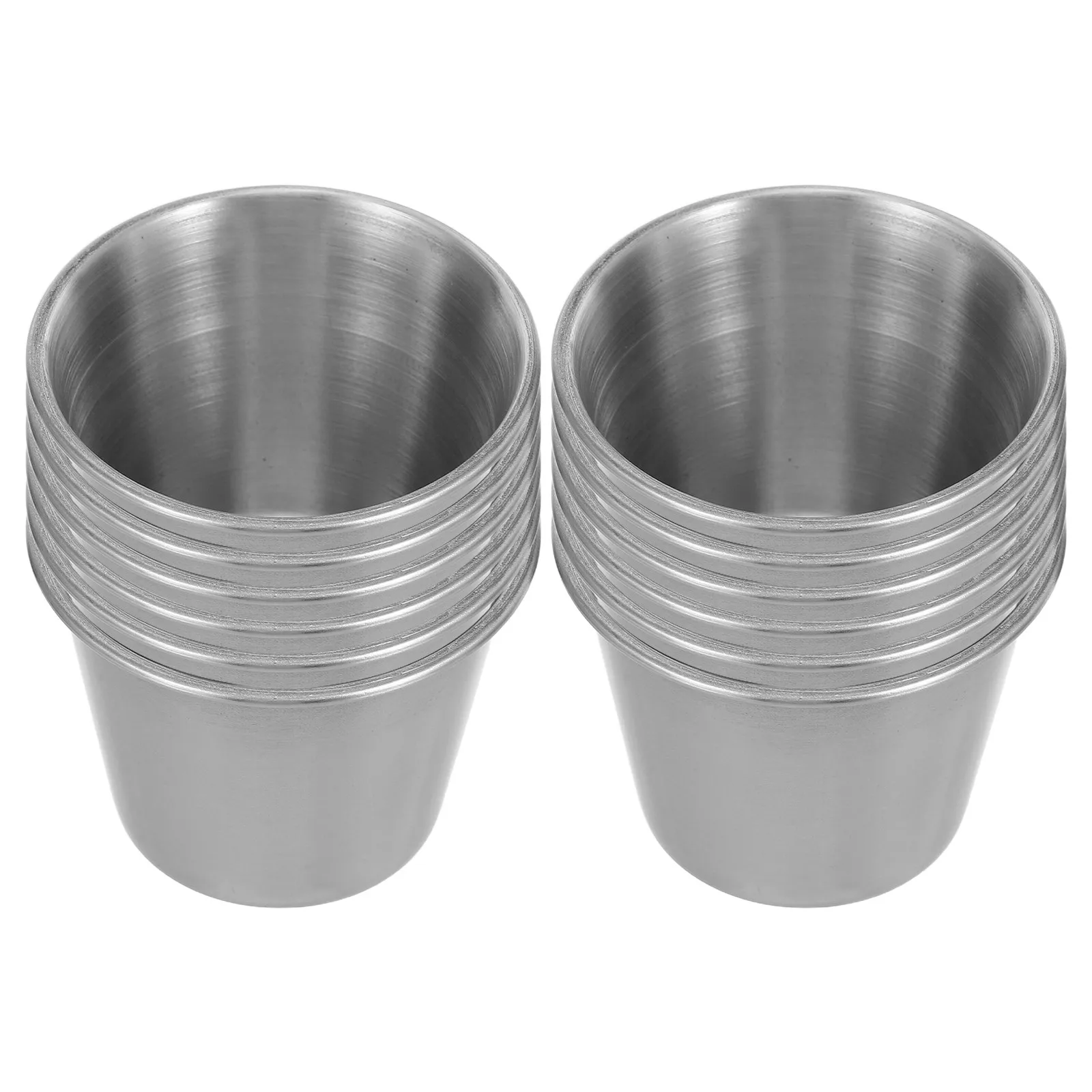 12Pcs Stainless Steel Shot Glasses 45Ml Thick Heavy-Duty Portable Wine Cup Coffee Tumbler Tea Milk Mug for Outdoor Chilly
12Pcs Stainless Steel Shot Glasses 45Ml Thick Heavy-Duty Portable Wine Cup Coffee Tumbler Tea Milk Mug for Outdoor Chilly