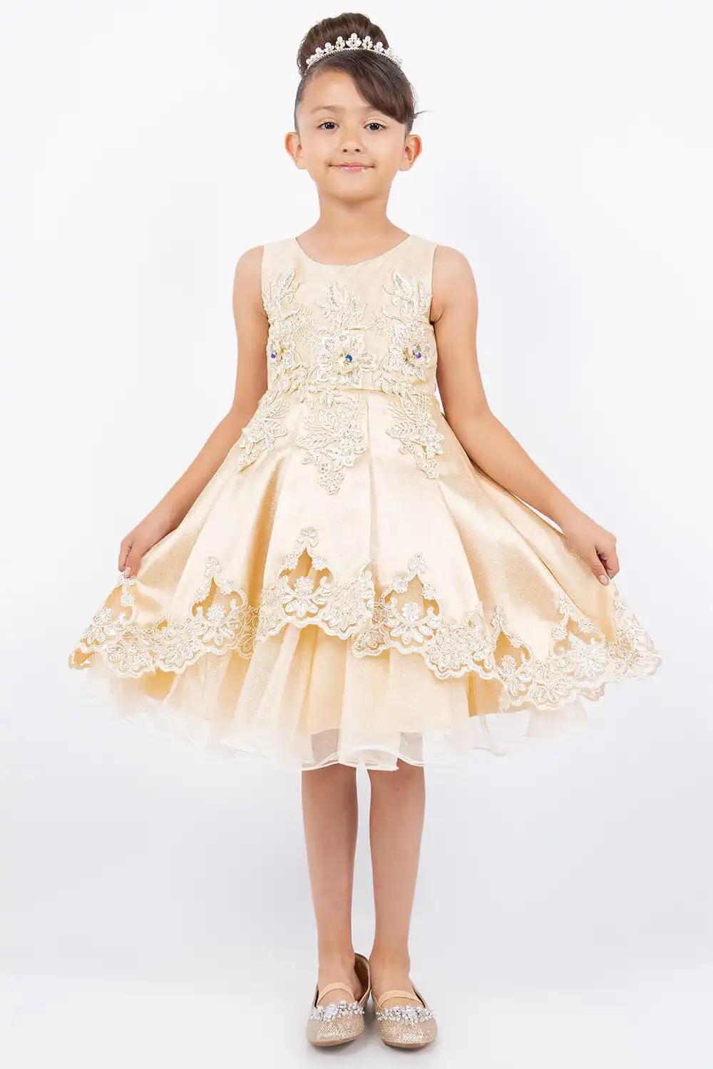 Customized Flower Girl Dress for Wedding Bow Lace Sleeveless High Waist Knee Length Elegant Kids Birthday First Communion Gown
Customized Flower Girl Dress for Wedding Bow Lace Sleeveless High Waist Knee Length Elegant Kids Birthday First Communion Gown