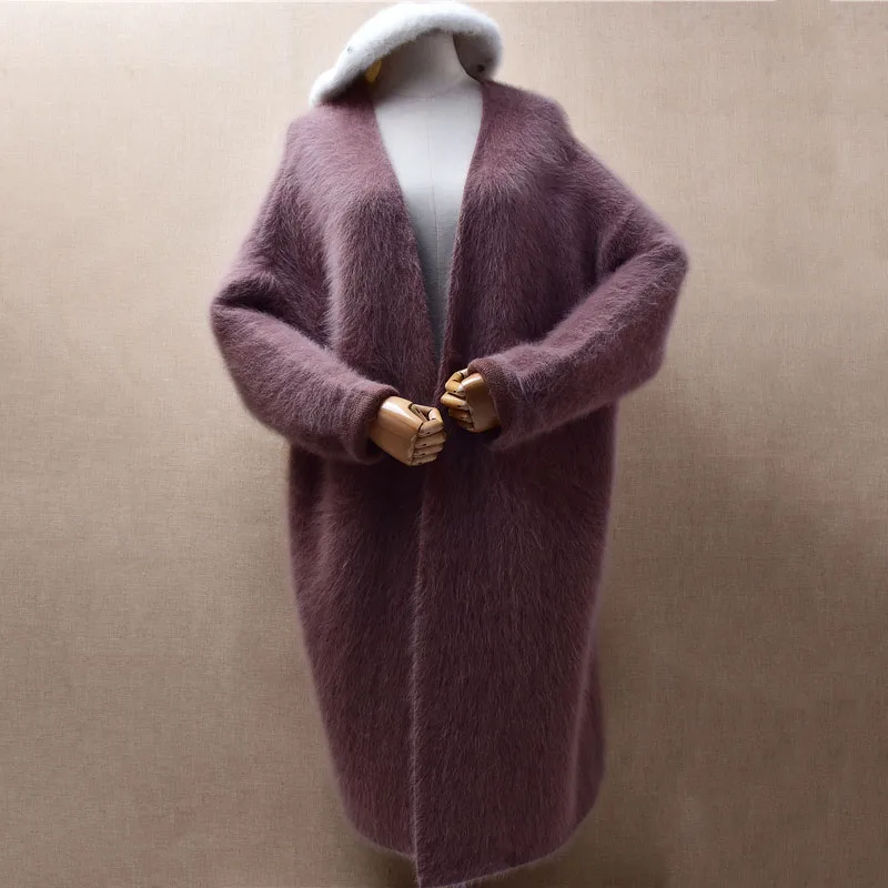 Ladies Women Autumn Winter Thick Warm Hairy Plush Mink Cashmere Knitted Long Sleeves Loose Long Sweater Cardigans Mantle Coat
Ladies Women Autumn Winter Thick Warm Hairy Plush Mink Cashmere Knitted Long Sleeves Loose Long Sweater Cardigans Mantle Coat