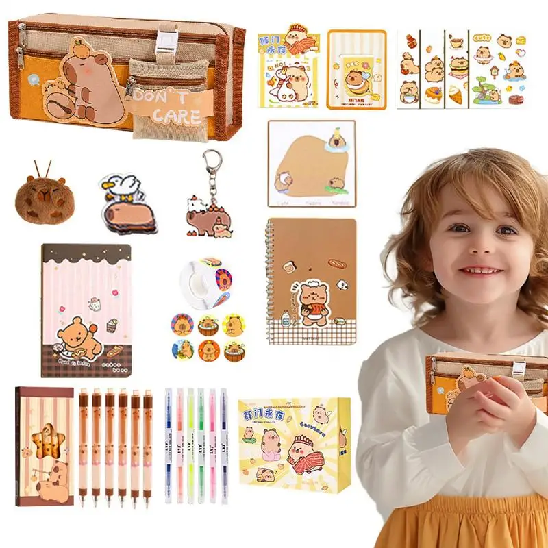 Набор канцелярских принадлежностей с животными, мультяшный пенал с отделениями, милые школьные принадлежности, в комплект входит пенал для ноутбука, липкий
Набор канцелярских принадлежностей с животными, мультяшный пенал с отделениями, милые школьные принадлежности, в комплект входит пенал для ноутбука, липкий