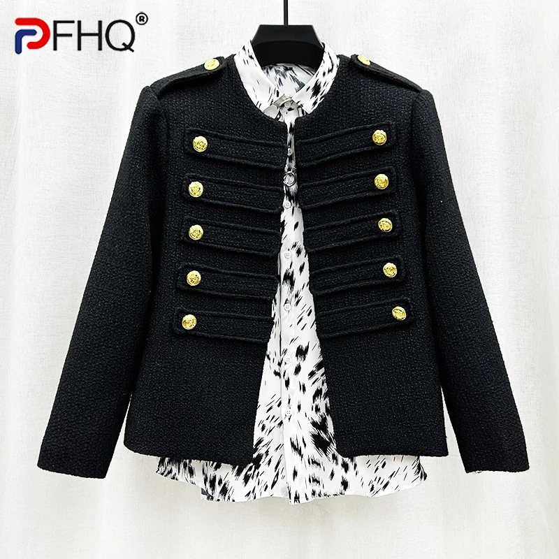 PFHQ Korean Elegance Jackets Men's Tide Small Fragrance Double Breasted Delicacy Heavy Industry Warm Simple Coat Autumn 21Z2912
PFHQ Korean Elegance Jackets Men's Tide Small Fragrance Double Breasted Delicacy Heavy Industry Warm Simple Coat Autumn 21Z2912