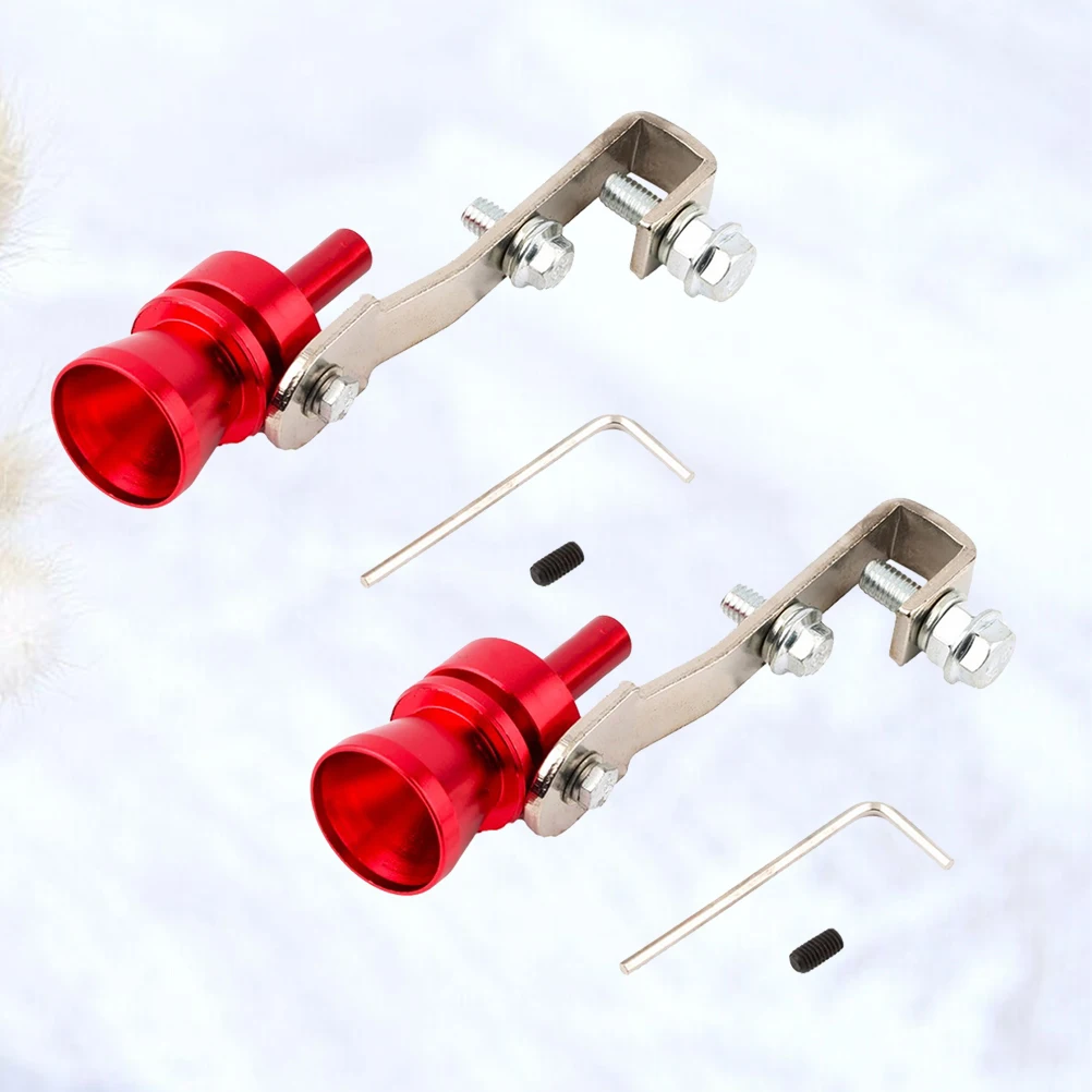 2pcs Car Tuning Turbine Whistle Exhaust Sounder Red Size Clip Fix Loud Roar Maker For Vehicle Tailpipe Simulator Engine Part
2pcs Car Tuning Turbine Whistle Exhaust Sounder Red Size Clip Fix Loud Roar Maker For Vehicle Tailpipe Simulator Engine Part