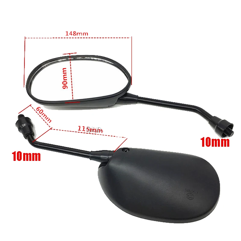 Motorcycle Side Mirrors for Honda Lifan Dayun Loncin Jialing DY100 JH70 C110 WAVE110 DY90 Cub 8mm 10mm E-Bike Rear View Glasses
Motorcycle Side Mirrors for Honda Lifan Dayun Loncin Jialing DY100 JH70 C110 WAVE110 DY90 Cub 8mm 10mm E-Bike Rear View Glasses