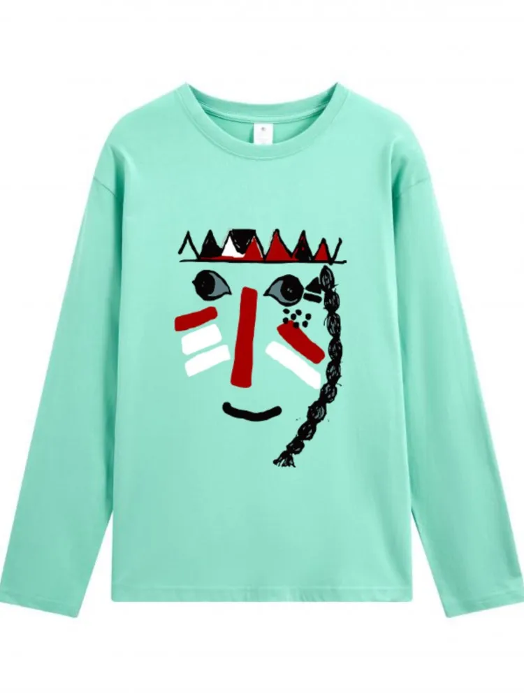 Women's Clothing Solid Color Printed Tops Long Sleeves T Shirt Blusas Simple Style Blusas Casual All-match Comfortable Trendy
Women's Clothing Solid Color Printed Tops Long Sleeves T Shirt Blusas Simple Style Blusas Casual All-match Comfortable Trendy
