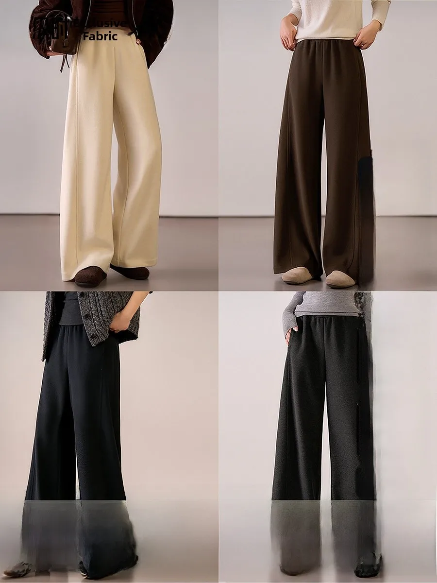 Warmth-Controlling Elastic-Waist Camel-Fleece Silk Straight-Cut Commuter Pants Three-Dimensional Tailoring Ladies' Casual Tro...
Warmth-Controlling Elastic-Waist Camel-Fleece Silk Straight-Cut Commuter Pants Three-Dimensional Tailoring Ladies' Casual Tro...