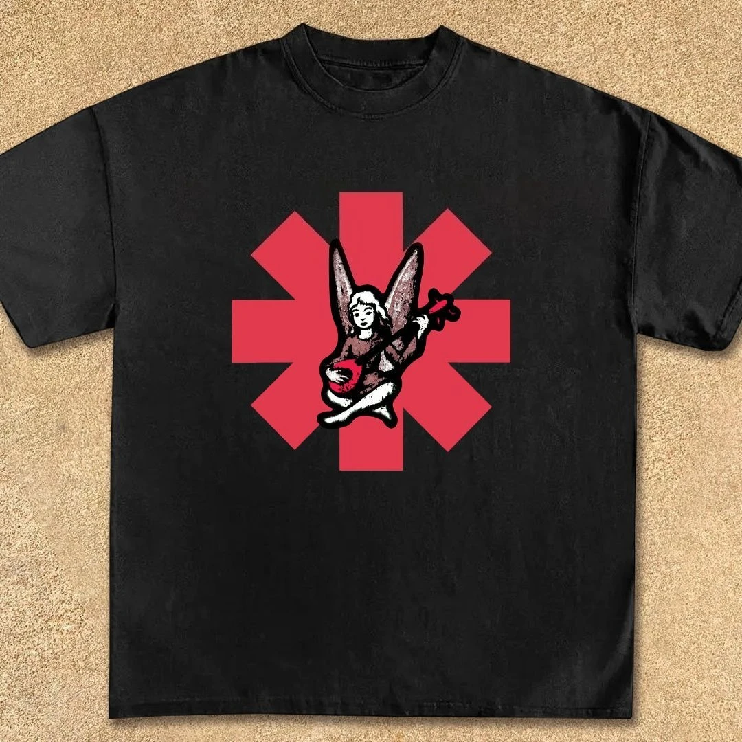 Red hot chilli peppers red pepper rock band tide brand short-sleeved Tshirt vintage short-sleeved printed men's T-shirt goth top
Red hot chilli peppers red pepper rock band tide brand short-sleeved Tshirt vintage short-sleeved printed men's T-shirt goth top