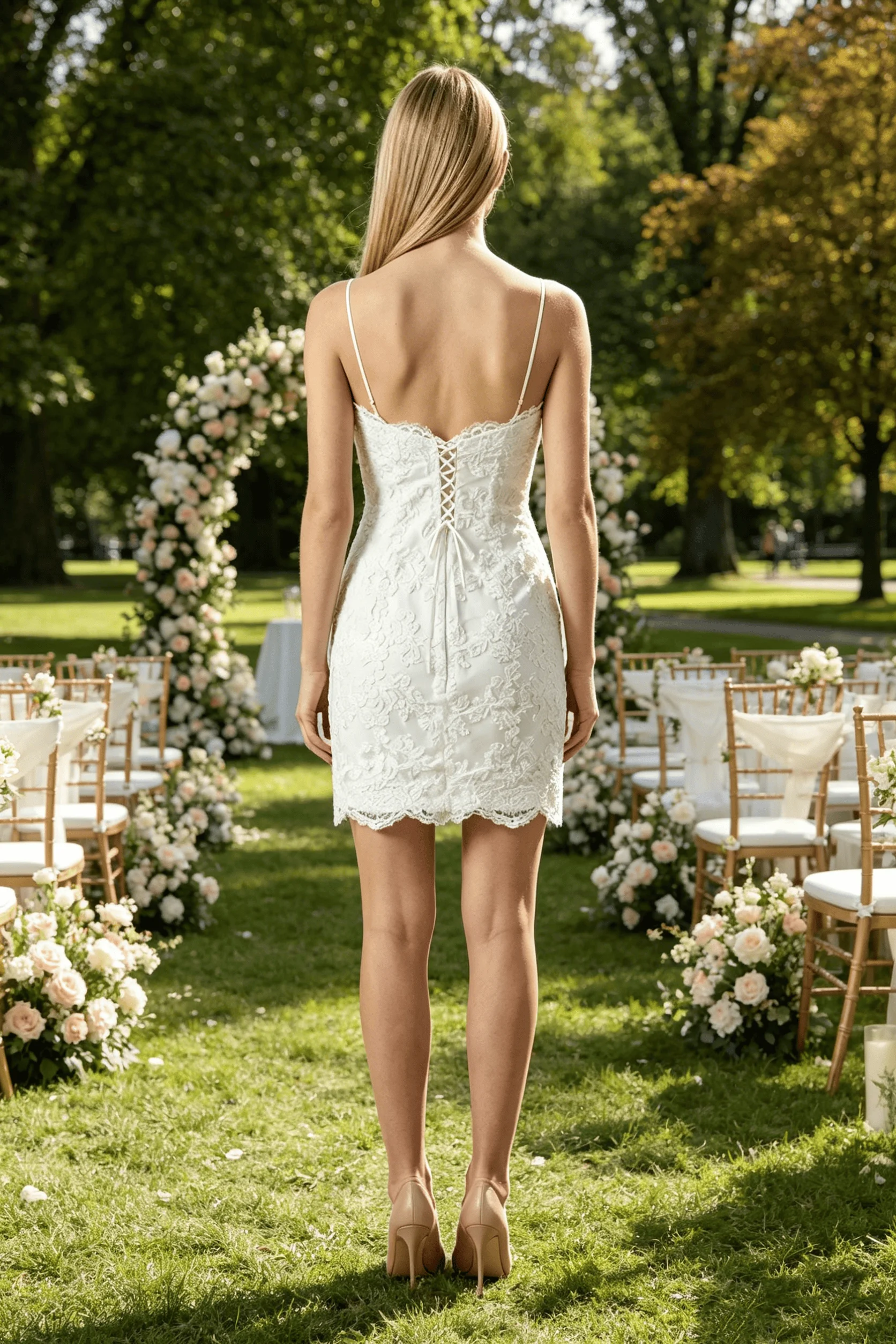 Spaghetti Strap Sweetheart Lace Mini Wedding Dress Wedding Dresses for Women 2026 Bride Simple Wedding Dress Party Dresses
Spaghetti Strap Sweetheart Lace Mini Wedding Dress Wedding Dresses for Women 2026 Bride Simple Wedding Dress Party Dresses
