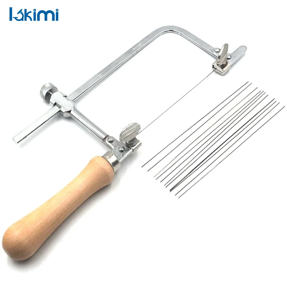 Saw Frame Kit Jeweler's - Adjustable 12 Precision Blades Metal Cutting for Jewelry Making Wax Ring Tools LK-AA59
Saw Frame Kit Jeweler's - Adjustable 12 Precision Blades Metal Cutting for Jewelry Making Wax Ring Tools LK-AA59