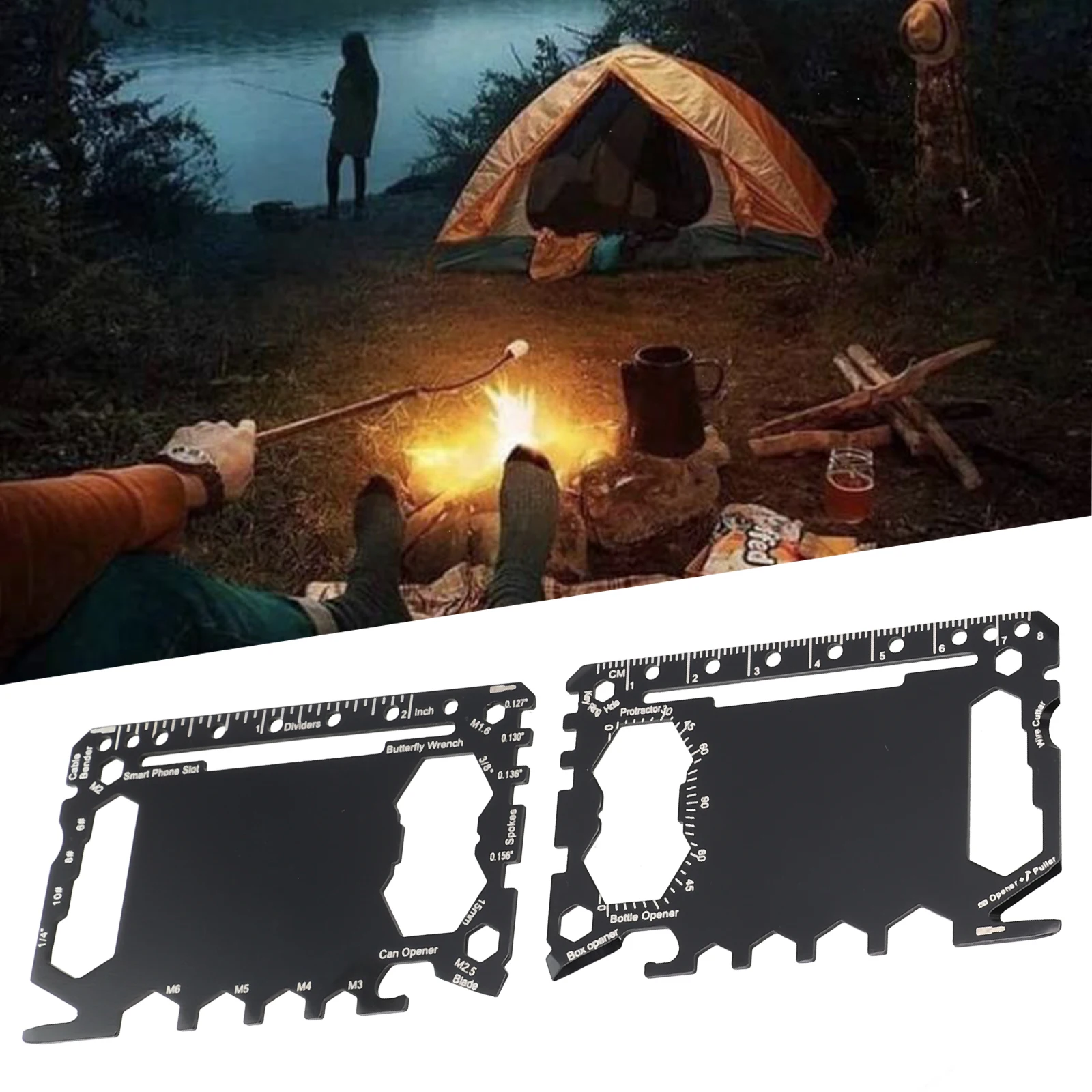 2 PCS Multitool Tool Card 46-In-1 Multi-Purpose Survival Pocket Repair Tools Gadgets Outdoor Camping Gadget Accessories
2 PCS Multitool Tool Card 46-In-1 Multi-Purpose Survival Pocket Repair Tools Gadgets Outdoor Camping Gadget Accessories