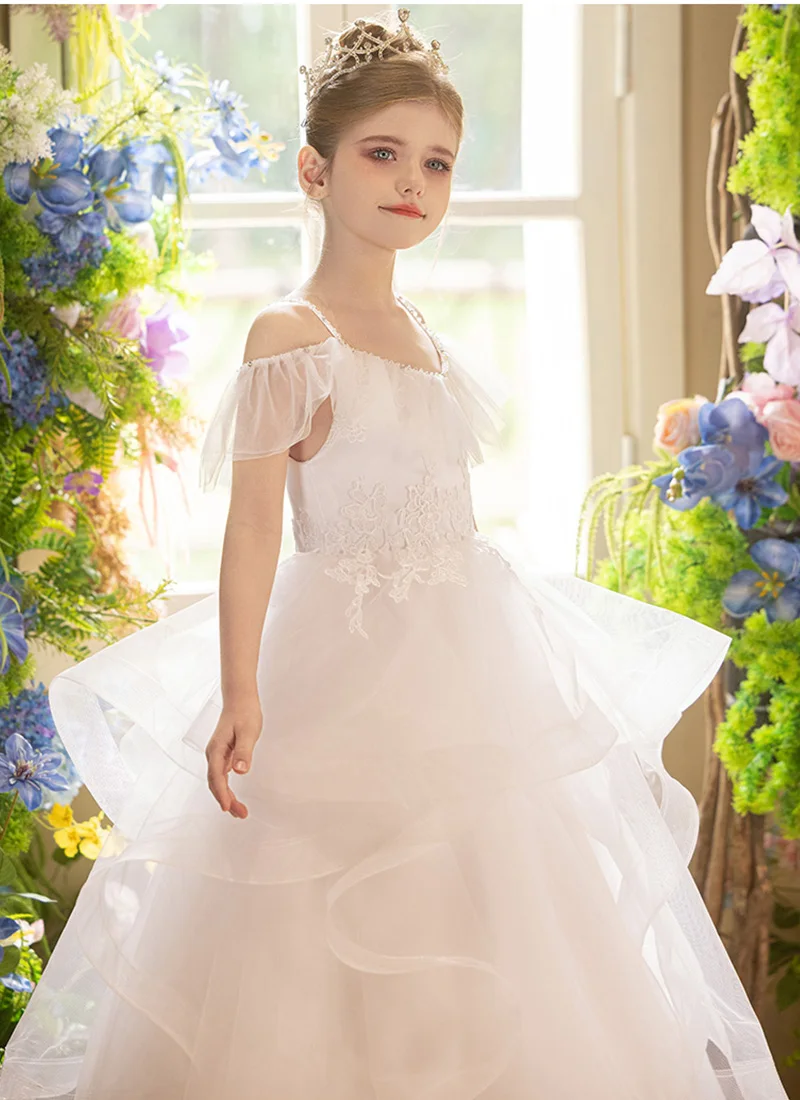 Girls white strapless irregular skirt Flower Girl Dress Junior Bridesmaid Dress Prom Party Evening Dress Communion/Custom
Girls white strapless irregular skirt Flower Girl Dress Junior Bridesmaid Dress Prom Party Evening Dress Communion/Custom
