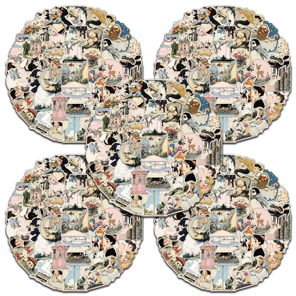 5 sets Retro Aesthetic Cartoon Anime Characters Fairy Tale Stickers For Laptop Guitar Luggage Fridge Cup Phone Vinyl Decals
5 sets Retro Aesthetic Cartoon Anime Characters Fairy Tale Stickers For Laptop Guitar Luggage Fridge Cup Phone Vinyl Decals