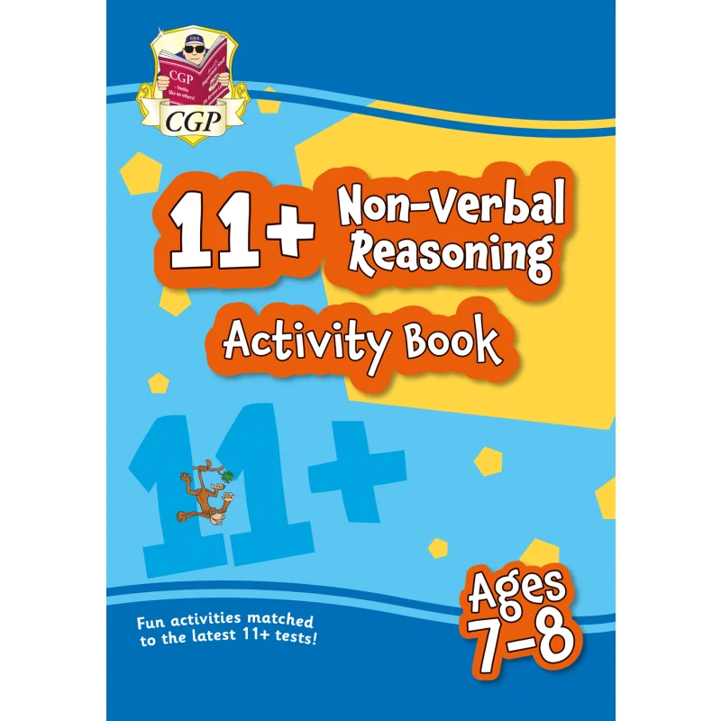 New 11 Activity Book NonVerbal Reasoning Ages 78 CGP Books Coordination Group Publications 9781789085822 Book
New 11 Activity Book NonVerbal Reasoning Ages 78 CGP Books Coordination Group Publications 9781789085822 Book