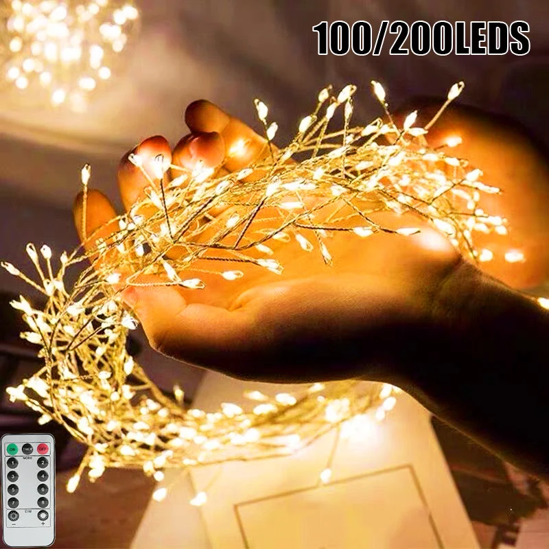 3M/5M Led Fairy Lights USB Remote Copper Wire Garland String Light Waterproof Wedding Party Christmas Lights For Home Decoration
3M/5M Led Fairy Lights USB Remote Copper Wire Garland String Light Waterproof Wedding Party Christmas Lights For Home Decoration