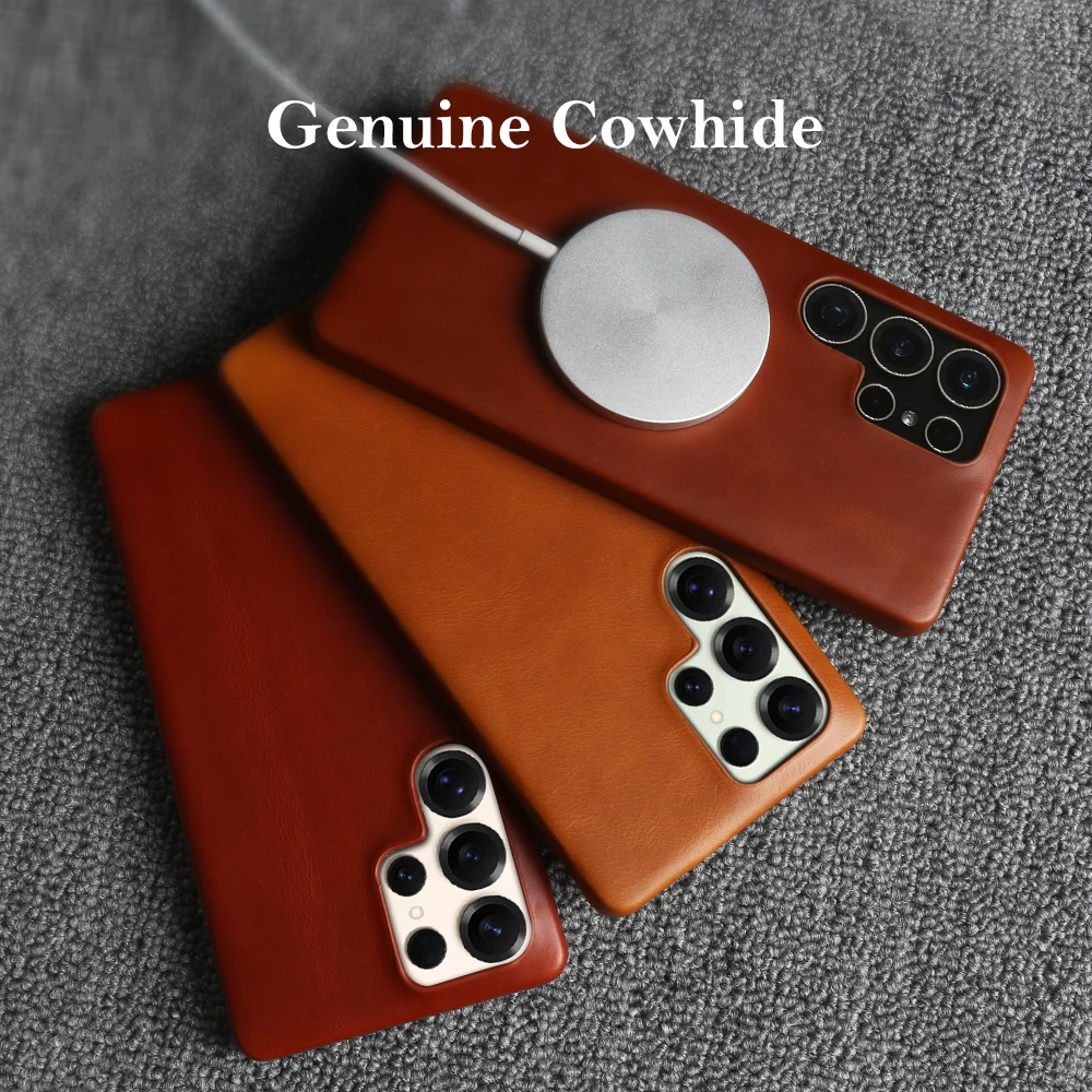 Retro for Magsafe Case For Samsung Galaxy S26 S25 Edge S24 S23 Ultra S22 S21 S20 FE Luxury Genuine Leather Magnetic Cover Funda
Retro for Magsafe Case For Samsung Galaxy S26 S25 Edge S24 S23 Ultra S22 S21 S20 FE Luxury Genuine Leather Magnetic Cover Funda