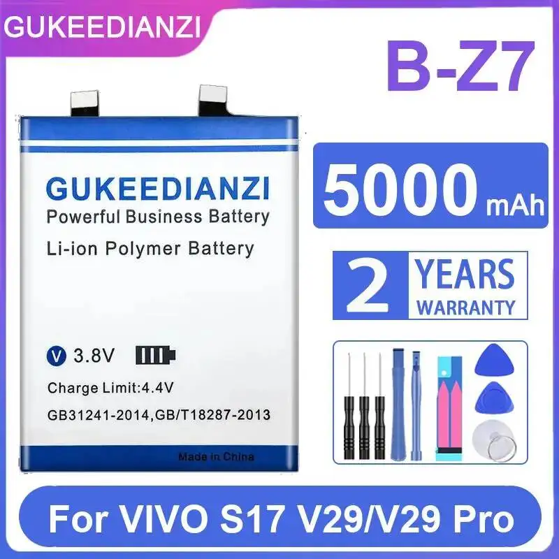 Mobile Phone Battery For Vivo S17 V29 Pro Durable B-Z7 5000Mah
Mobile Phone Battery For Vivo S17 V29 Pro Durable B-Z7 5000Mah