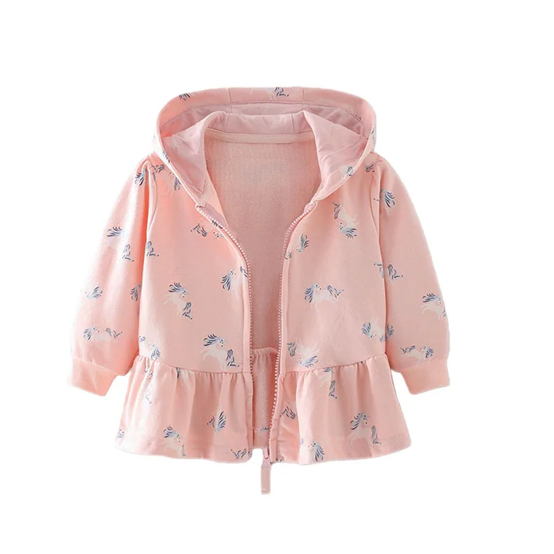 Unicorn Printed Girls Hooded Jacket 2-7T Outwear Shirt with Zipper Spring Wear Children's Clothing Hot Selling
Unicorn Printed Girls Hooded Jacket 2-7T Outwear Shirt with Zipper Spring Wear Children's Clothing Hot Selling