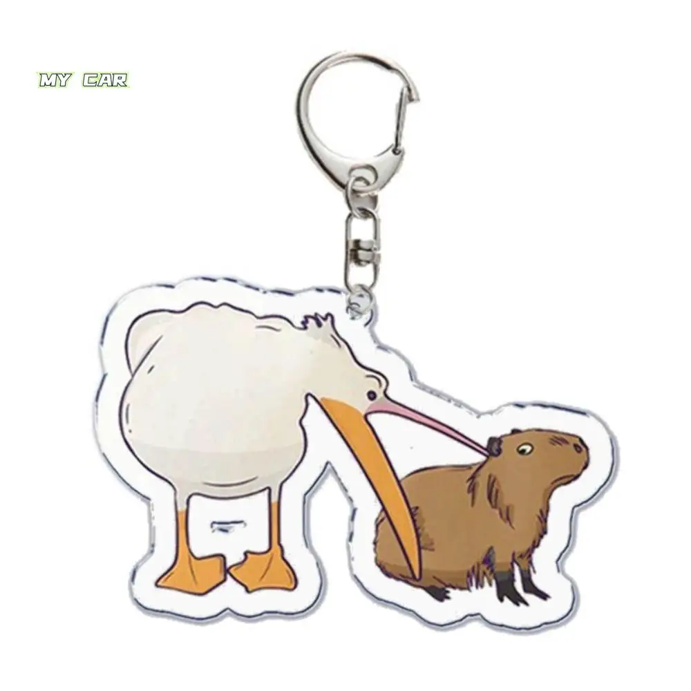 Creative Cartoon Capybara Capybara Keychain Resin Acrylic Animal Capybaras Keyrings Funny Cute Bag Charm
Creative Cartoon Capybara Capybara Keychain Resin Acrylic Animal Capybaras Keyrings Funny Cute Bag Charm