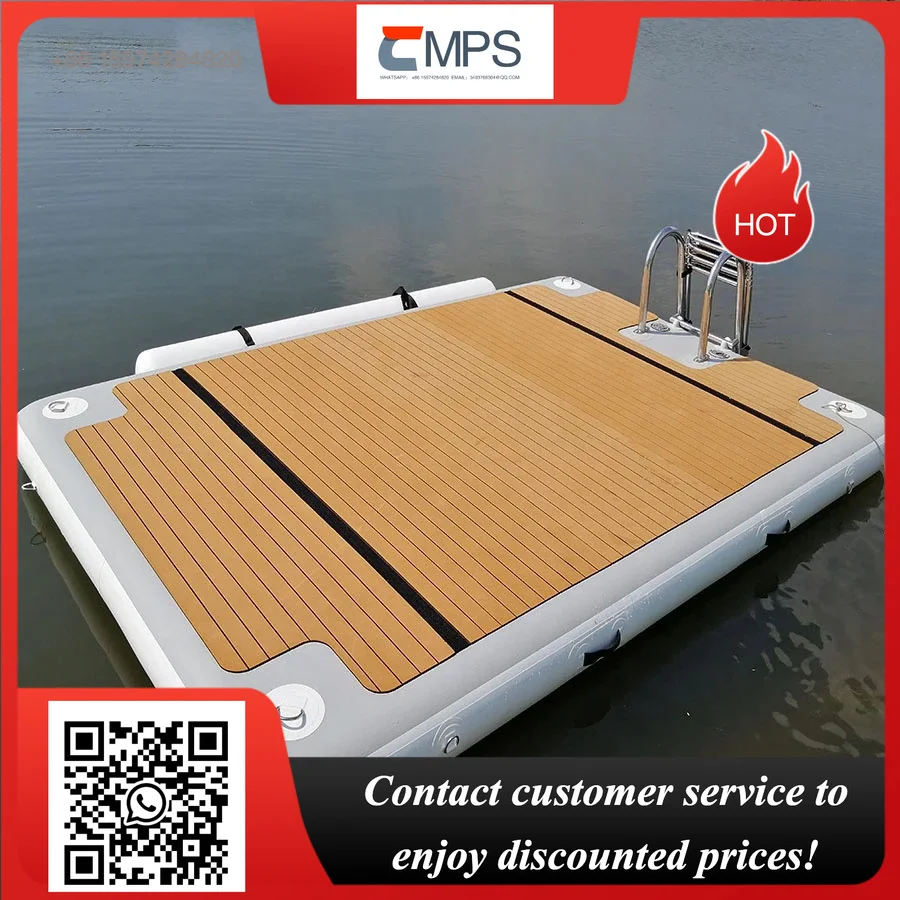 High Quality Drop Stitch Inflatable Floating Dock Platform for Pool/Lake/Ocean
High Quality Drop Stitch Inflatable Floating Dock Platform for Pool/Lake/Ocean