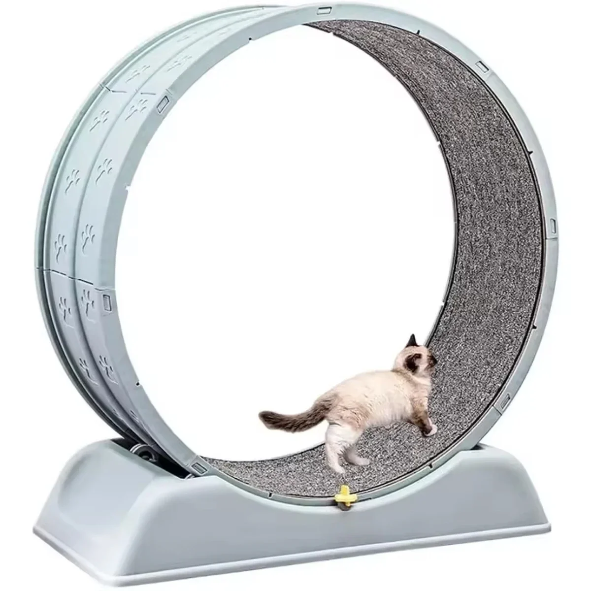 Cat Circle Runner, Exercise Wheel for Indoor , 31.5" Treadmill with Brake, Running Wheel for Cat's Fitness
Cat Circle Runner, Exercise Wheel for Indoor , 31.5" Treadmill with Brake, Running Wheel for Cat's Fitness
