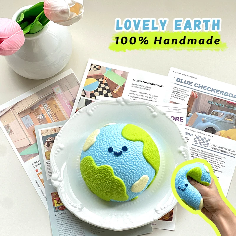 Earth Taba Squishy, кремовая мягкая игрушка ручной работы с медленным отскоком для снятия стресса, подарок для офиса на Хэллоуин, Рождественскую вечеринку
Earth Taba Squishy, кремовая мягкая игрушка ручной работы с медленным отскоком для снятия стресса, подарок для офиса на Хэллоуин, Рождественскую вечеринку
