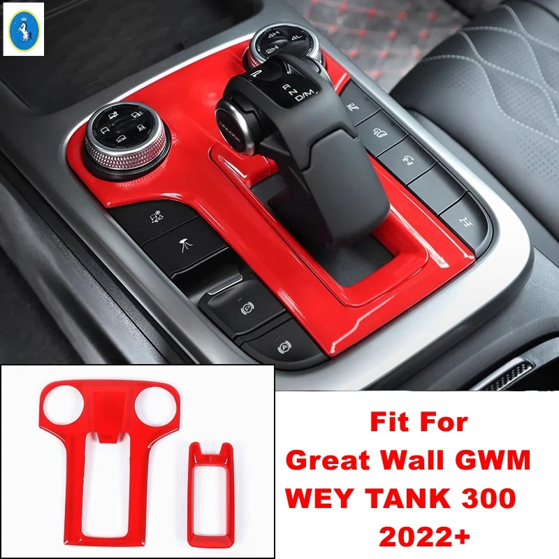 Red Car Center Console Gear Shift Panel Knob Button Frame Cover Trim ABS Accessories For Great Wall GWM WEY TANK 300 2022 2023
Red Car Center Console Gear Shift Panel Knob Button Frame Cover Trim ABS Accessories For Great Wall GWM WEY TANK 300 2022 2023
