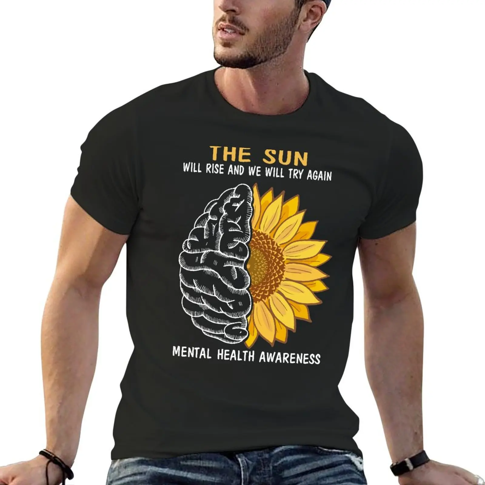 The sun will rise we will try again mental health awareness T-Shirt blacks customs design your own mens white t shirts
The sun will rise we will try again mental health awareness T-Shirt blacks customs design your own mens white t shirts