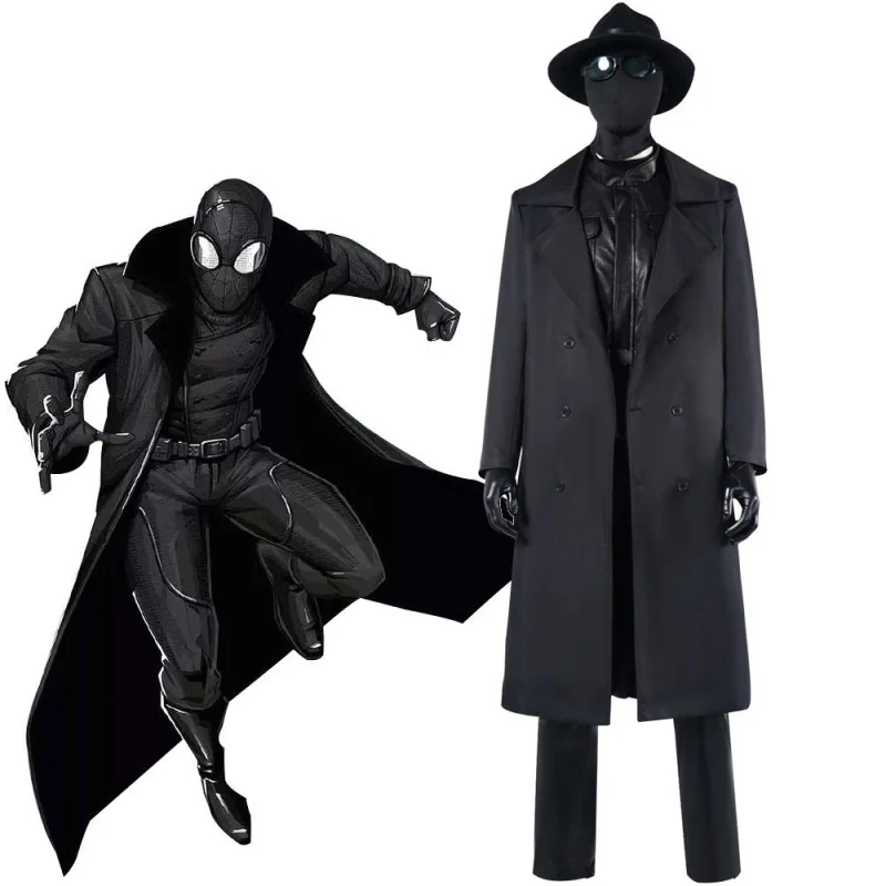Superhero The Spider Noir Peter Parker Outfit Cosplay Costume Jacket Hat Vest Pants Halloween Carnival Party Suit Adult Men
Superhero The Spider Noir Peter Parker Outfit Cosplay Costume Jacket Hat Vest Pants Halloween Carnival Party Suit Adult Men
