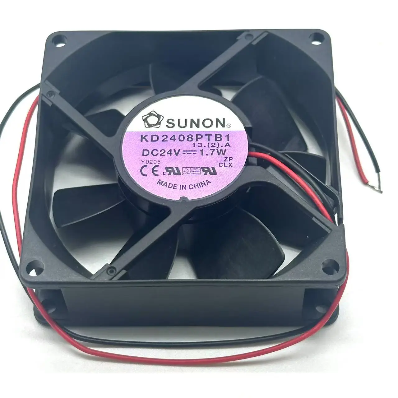 SUNON KD2408PTB1 DC 24 В 1,7 Вт 80x80x25 мм 2-проводной охлаждающий вентилятор для сервера
SUNON KD2408PTB1 DC 24 В 1,7 Вт 80x80x25 мм 2-проводной охлаждающий вентилятор для сервера