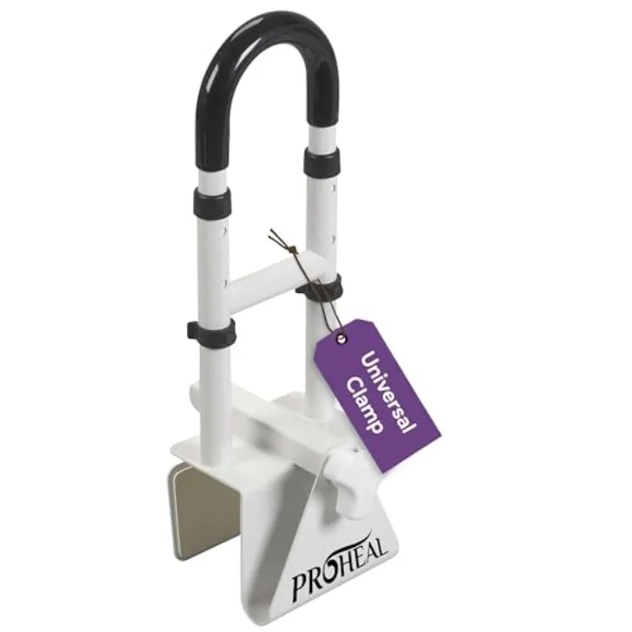 Регулируемая опорная ручка для ванны для пожилых людей и пациентов с повышенным риском падений - Защитная ручка-поручень для предотвращения падений - Универсальное крепление на борт ванны
Регулируемая опорная ручка для ванны для пожилых людей и пациентов с повышенным риском падений - Защитная ручка-поручень для предотвращения падений - Универсальное крепление на борт ванны