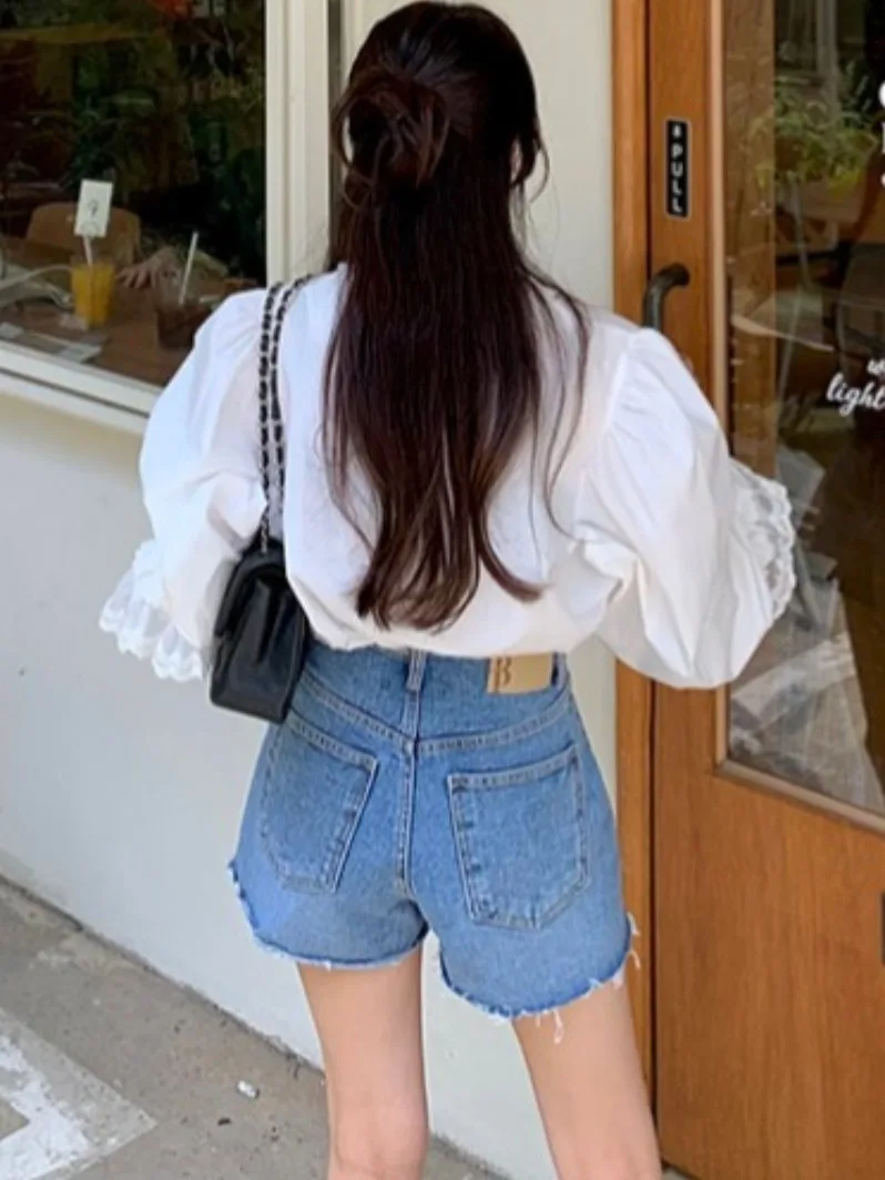Sweet Sle White Loose Long Sve Women's irt Square Collar Lace Trim Bubble Sve Top Chinese Brand Faionable Autumn ...
Sweet Sle White Loose Long Sve Women's irt Square Collar Lace Trim Bubble Sve Top Chinese Brand Faionable Autumn ...