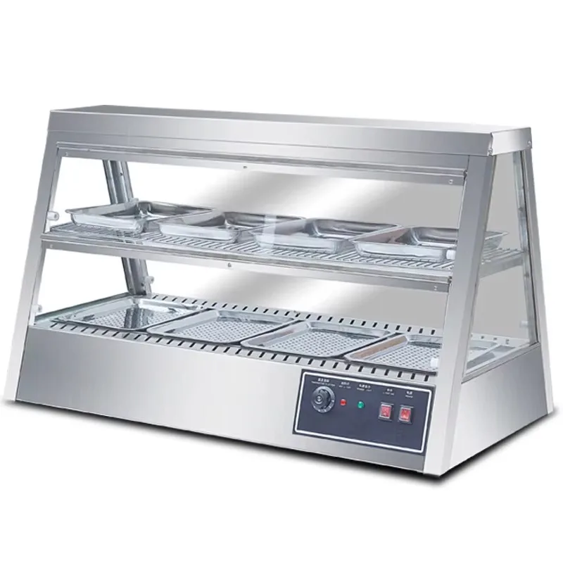 Silver Drawer-Type Insulated Commercial Display Cabinet with Moisture Retention Temperature Control for Bakery Products 1400W
Silver Drawer-Type Insulated Commercial Display Cabinet with Moisture Retention Temperature Control for Bakery Products 1400W