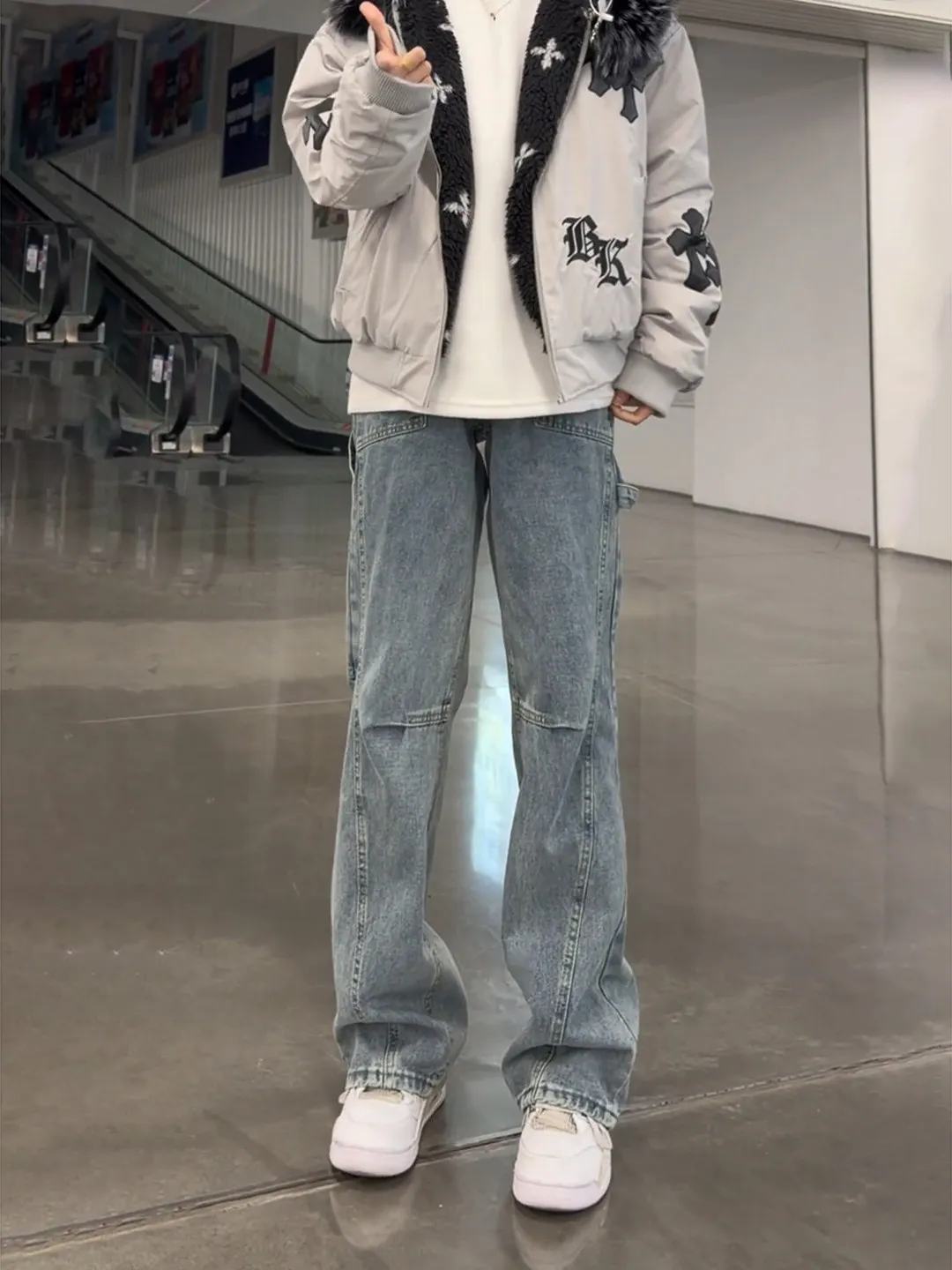Cleanfit Blue Workwear Jeans Men's Sle Autumn Winter American Slant Cut Flared Pants Slim Straight Knife Trousers
Cleanfit Blue Workwear Jeans Men's Sle Autumn Winter American Slant Cut Flared Pants Slim Straight Knife Trousers