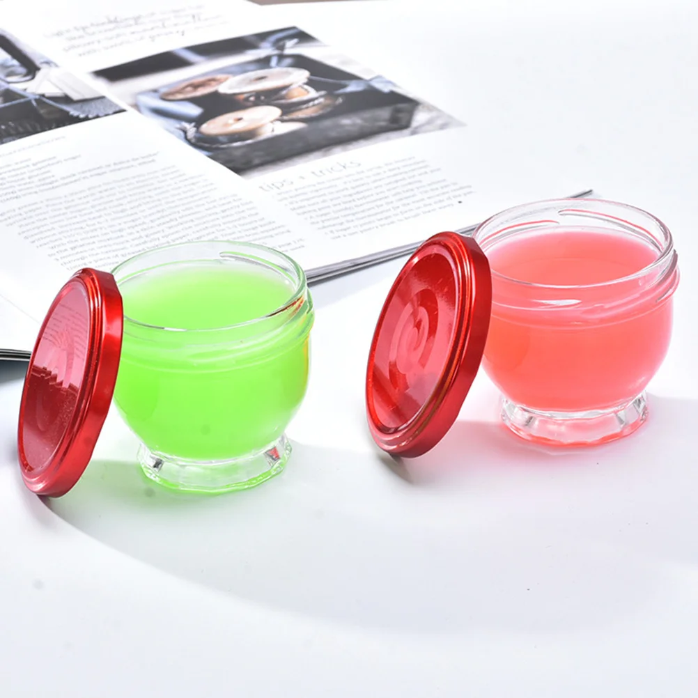4Pcs Creative Pudding Cup 100ml Transparent Glass Juice Coffee Milk Tea Storage Easy for Birthday Wedding
4Pcs Creative Pudding Cup 100ml Transparent Glass Juice Coffee Milk Tea Storage Easy for Birthday Wedding