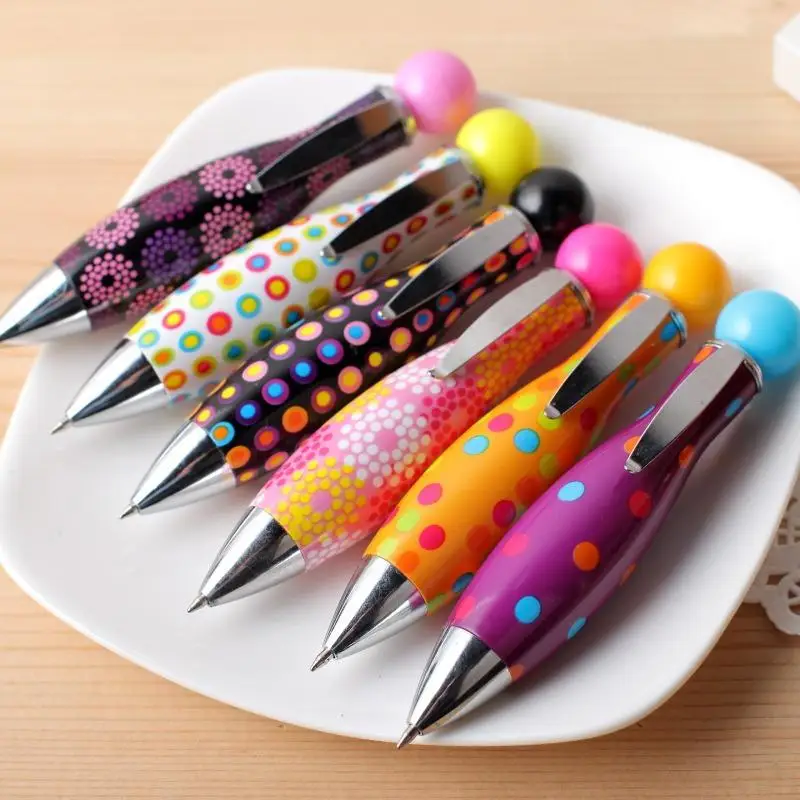Mini Bowling Shape Ballpoint Pen Boho Dot Flower Design Short Portable Pens School Office Writing Supplies
Mini Bowling Shape Ballpoint Pen Boho Dot Flower Design Short Portable Pens School Office Writing Supplies