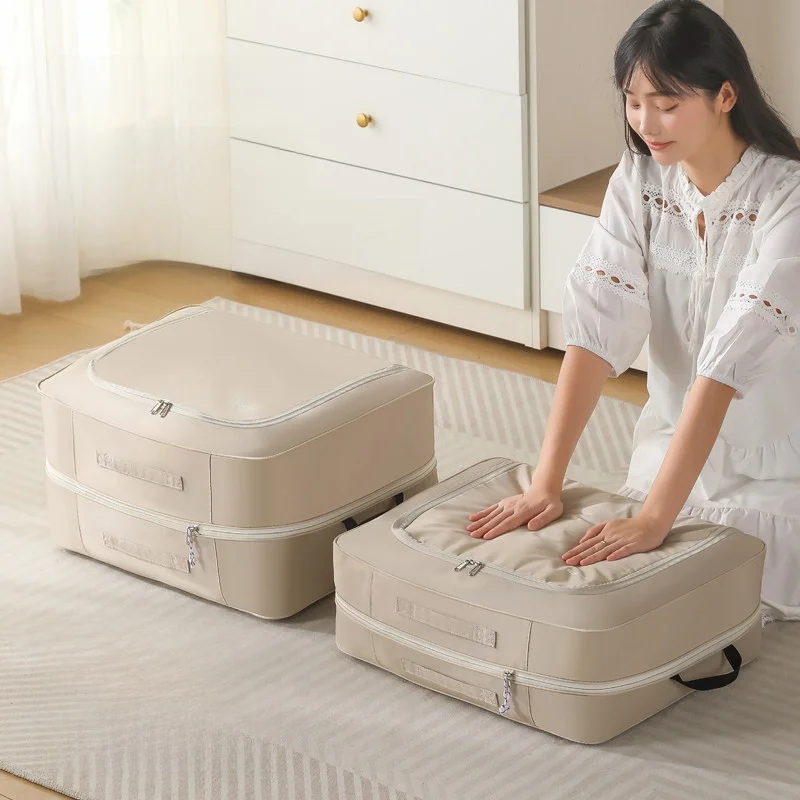 Large Capacity Silk Quilt Storage Bag Dustproof Sealed Clothing Compression Bag down Quilt Polyester Fiber Spring Season
Large Capacity Silk Quilt Storage Bag Dustproof Sealed Clothing Compression Bag down Quilt Polyester Fiber Spring Season