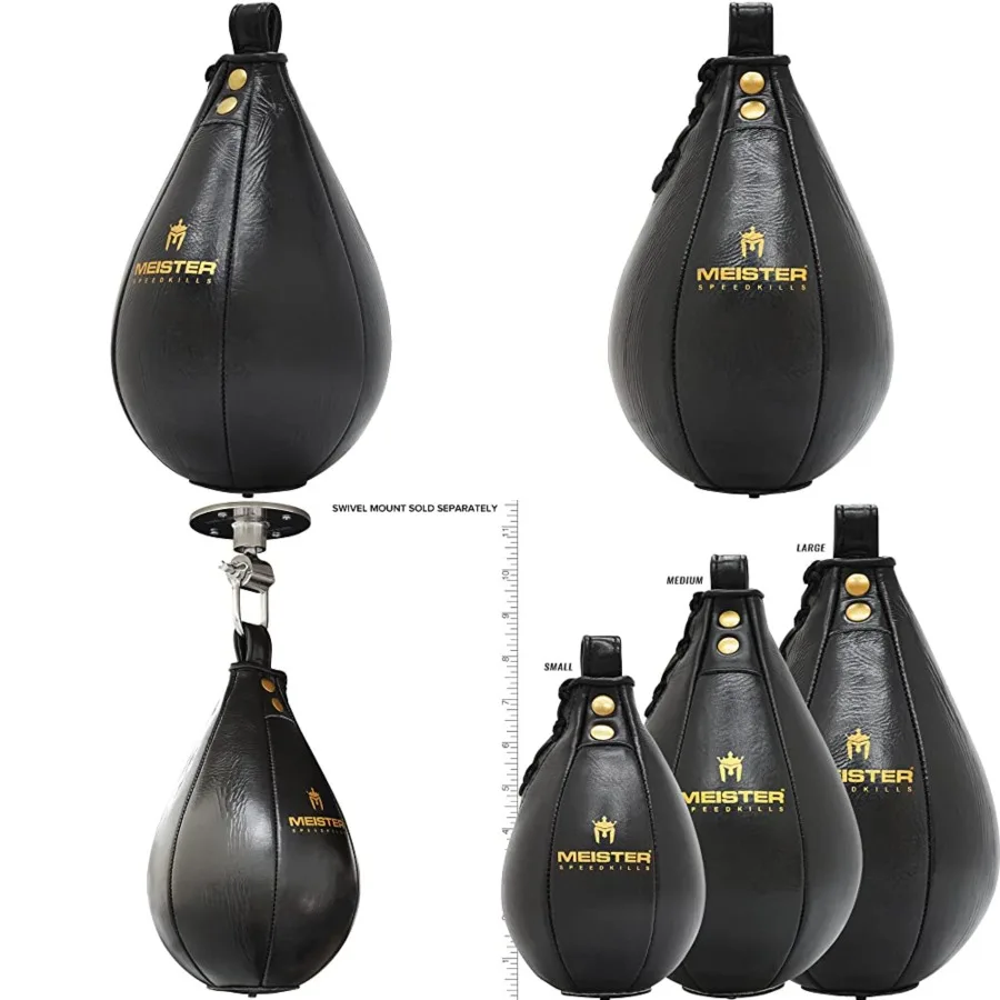SpeedKills Leather Speed Bag with Lightweight Latex Bladder
SpeedKills Leather Speed Bag with Lightweight Latex Bladder