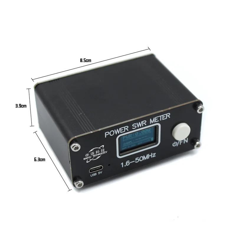 1Set QRP 150W SWR Shortwave Standing Wave Meter SWR/Power Meter 1.6-50Mhz FM/AM/CW/SSB
1Set QRP 150W SWR Shortwave Standing Wave Meter SWR/Power Meter 1.6-50Mhz FM/AM/CW/SSB