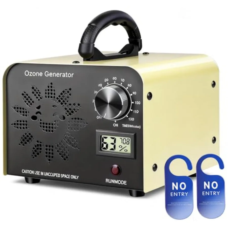 Portable Ozone Generator 90000mg/h with Temp/Humidity Display for Odor Removal in Rooms Cars and Pets High Capacity Air Purifie
Portable Ozone Generator 90000mg/h with Temp/Humidity Display for Odor Removal in Rooms Cars and Pets High Capacity Air Purifie