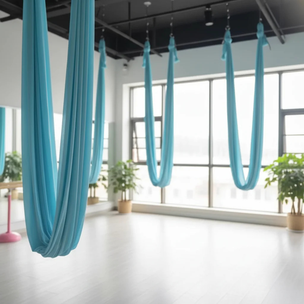 Aerial Yoga Hammock Swing, Pink Flying Trapeze Sling with Support Stand, Gravity Inversion Yoga Hammock for Home Gym
Aerial Yoga Hammock Swing, Pink Flying Trapeze Sling with Support Stand, Gravity Inversion Yoga Hammock for Home Gym