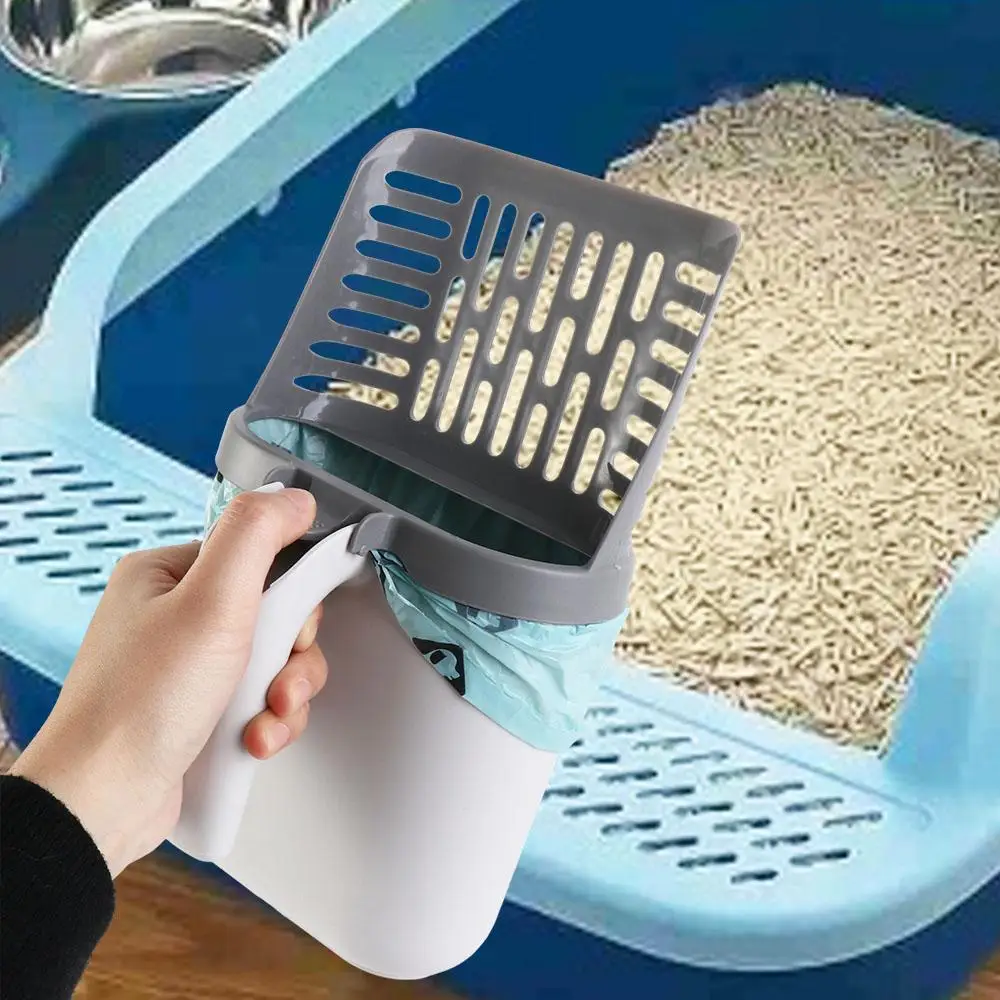 Widen Cat Litter Shovel Portable Removable Cats Sand Shovel Plastic with Refill Bags Cat Litter Scoop Self Cleaning
Widen Cat Litter Shovel Portable Removable Cats Sand Shovel Plastic with Refill Bags Cat Litter Scoop Self Cleaning