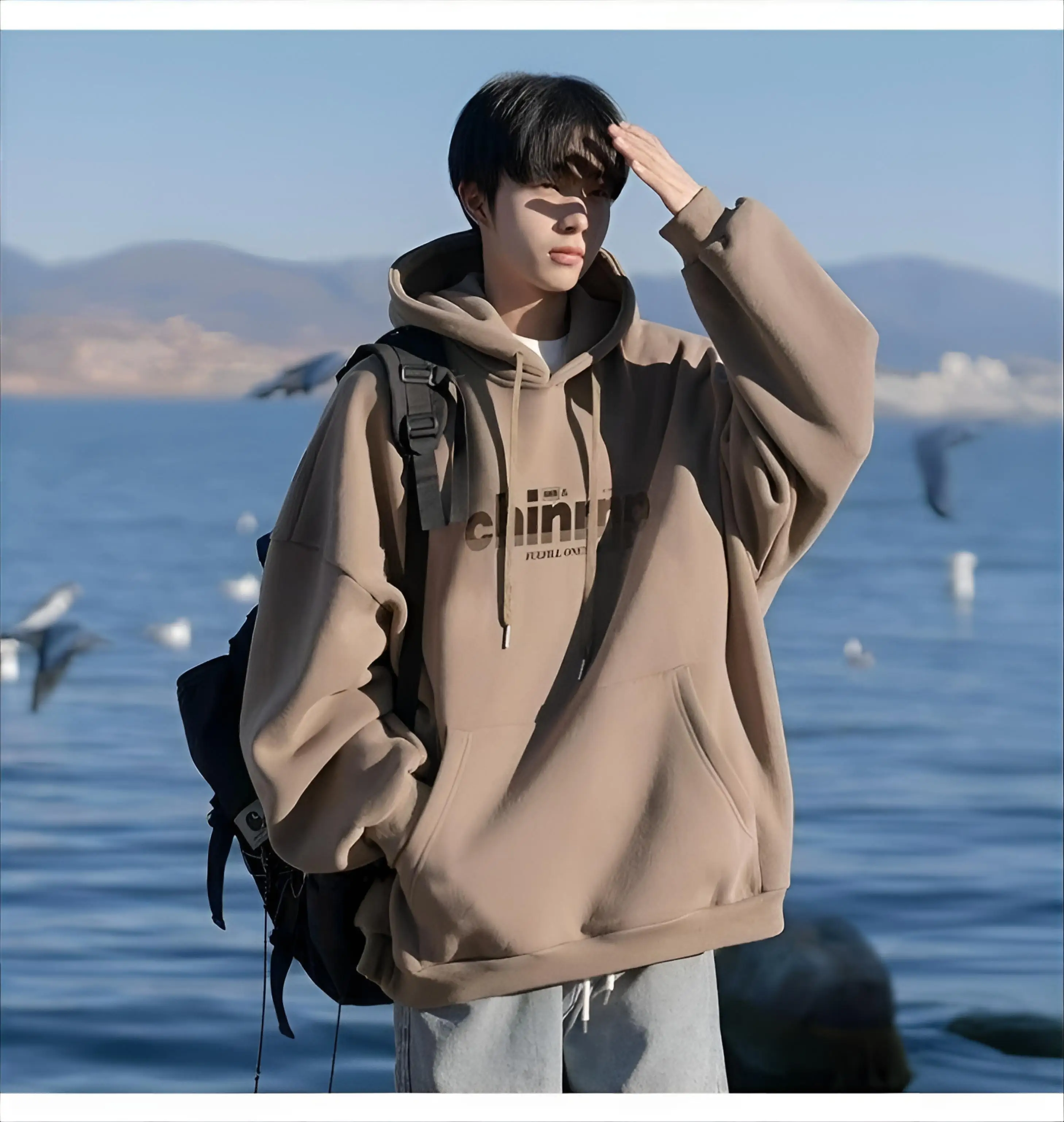 Мужские дизайнерские худи с капюшоном на молнии, осенние, в стиле Харадзюку, городские, минималистичные, однотонные, с длинными рукавами, стандартного кроя
Мужские дизайнерские худи с капюшоном на молнии, осенние, в стиле Харадзюку, городские, минималистичные, однотонные, с длинными рукавами, стандартного кроя