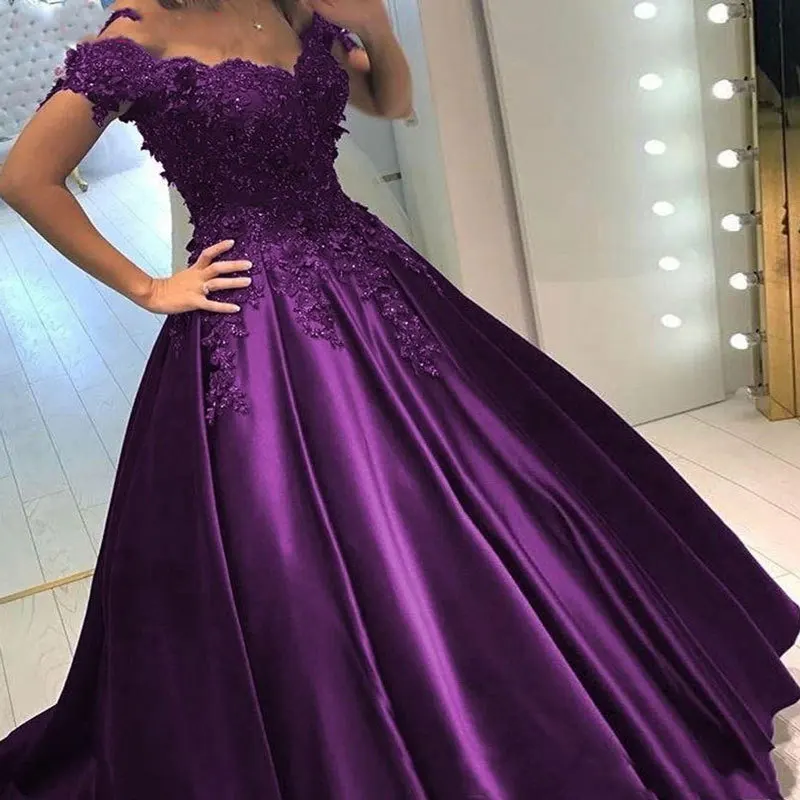 2026 Summer New Style Off-Shoulder Lace Appliqué Satin Long Slimming Bridesmaid Dress for Women Vestidos De Mujer
2026 Summer New Style Off-Shoulder Lace Appliqué Satin Long Slimming Bridesmaid Dress for Women Vestidos De Mujer