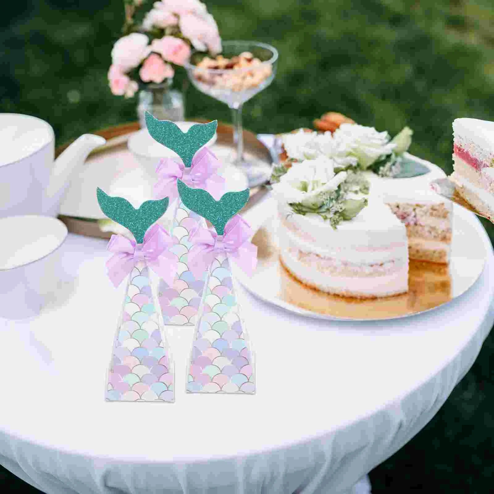20 Pcs Mermaid Themed Candy Box Party Tail Boxes Bride Cookie Containers Bridesmaid Gifts
20 Pcs Mermaid Themed Candy Box Party Tail Boxes Bride Cookie Containers Bridesmaid Gifts