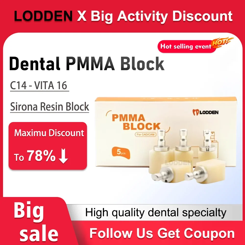Стоматологический PMMA блок слитки для стоматологии, полимерный блок Sirona CEREC C14 VITA, 16 цветов, лабораторные принадлежности, стоматологические материалы, 5 шт.
Стоматологический PMMA блок слитки для стоматологии, полимерный блок Sirona CEREC C14 VITA, 16 цветов, лабораторные принадлежности, стоматологические материалы, 5 шт.