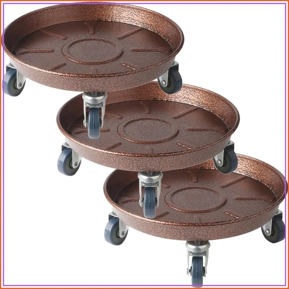 14" Heavy Duty Plant Dolly with Wheels, 280lbs Metal Rolling Plant Stand, Round Planter Caddy for Indoor Outdoor Garden, 3 Pack
14" Heavy Duty Plant Dolly with Wheels, 280lbs Metal Rolling Plant Stand, Round Planter Caddy for Indoor Outdoor Garden, 3 Pack